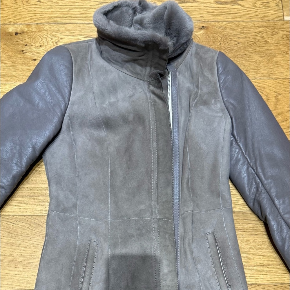 Mackage Taupe Teddy Jacket for Women